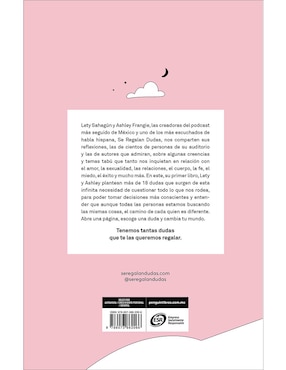 Libro SE REGALAN DUDAS de LETY SAHAGUN / ASHLEY FRANGIE