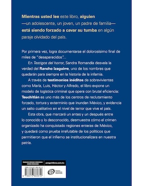 Libro Testigos del horror de Sandra Romandía