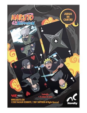 Baraja coleccionable Naruto poker Novelty