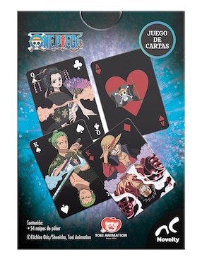 Baraja coleccionable One Piece poker Novelty
