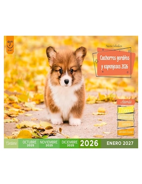 Imagen de producto Revista Calendario cachorros gorditos y esponjosos 2026
