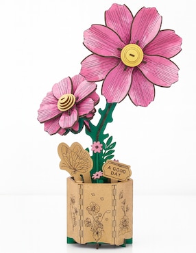 Rompecabezas 3D Galsang Flower Novelmex 85 piezas