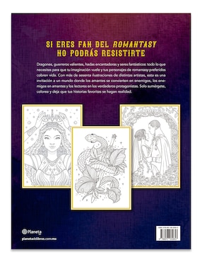 Libro Romantasy Libro para Colorear de Ana Bidault
