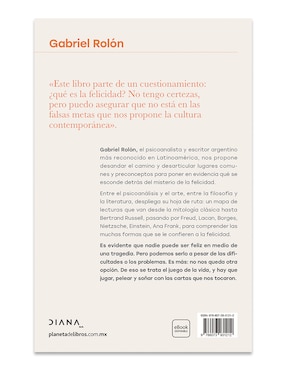 Libro La Felicidad de Gabriel Rolon