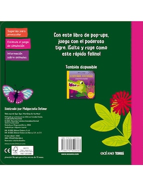 Libro ¡Tigre, Tigre, Qué Pelaje Tan Rayado! (Divertidos Pop-Ups) de Books Priddy