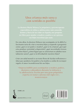 Libro Criar Con Salud Mental de María Velasco