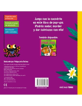 Libro ¡Cocodrila, Cocodrila, Qué Poderosa Mordida! (Divertidos Pop-Ups) de Books Priddy