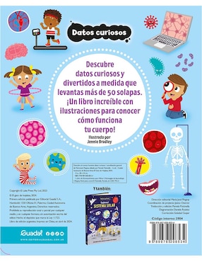 Libro Datos Curiosos Descubre El Cuerpo Humano de El Gato de Hojalata