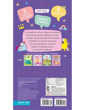 Libro Crea Arte: Unicornios de El Gato de Hojalata
