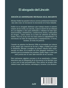 Libro El Abogado del Lincoln de Connelly, Michael
