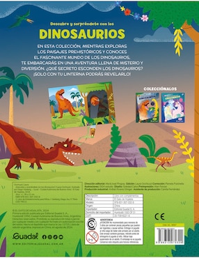 Libros Dinosaurios libros linterna de Editorial Guadal