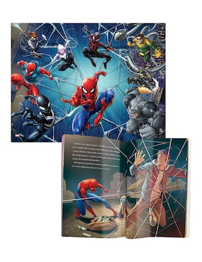 Libro con rompecabezas Spiderman de novelty corp
