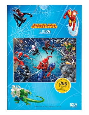 Libro con rompecabezas Spiderman de novelty corp