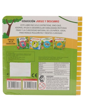 Libro Animales salvajes libro con rompecabezas de Editorial Guadal