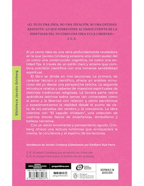 Libro El Yo Como Idea de Jacobo Grinberg-Zylberbaum