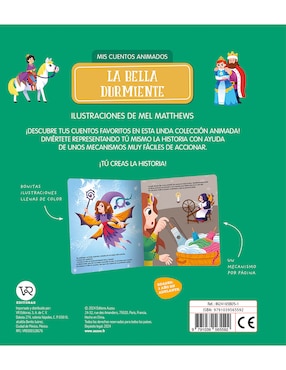 Libro La bella Durmiente Mis Cuentos Animados de Mel Matthews