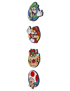 Set pin Nintendo de metal Super Mario