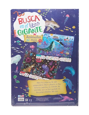 Libro Busca en el libro gigante animales del mar Dreams Art