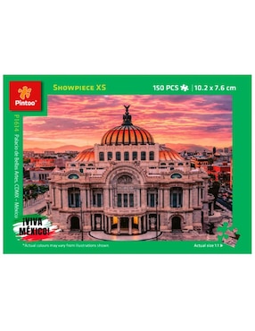 Rompecabezas lugares famosos del mundo Palacio de Bellas Artes México Piece Relax 150 piezas