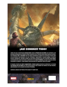 Cómic La Amenaza del Planeta de los Simios