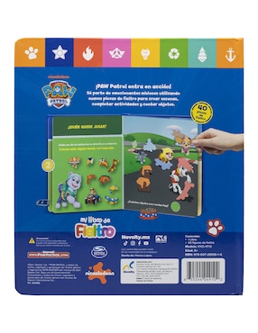 Libro Libro Preescolar de Fieltro de Paw Patrol de Novelty Ediciones