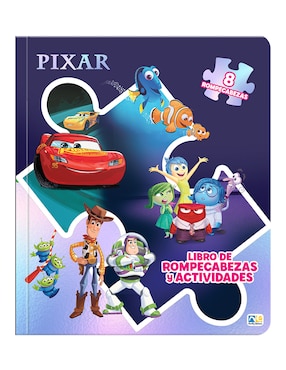Libro Libro de Actividades Con Rompecabezas Pixar de Novelty Ediciones