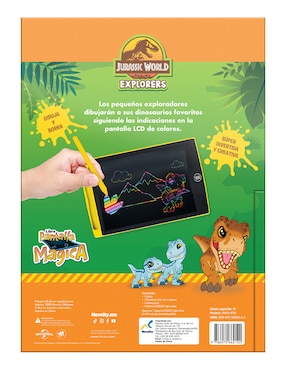 Libro Libro de Actividades Con Pantalla Mágica Jurassic Explorers de Novelty Ediciones