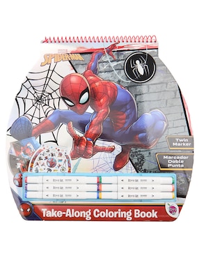 Libro Spider-Man Take-Along Coloring Book de Best Trading