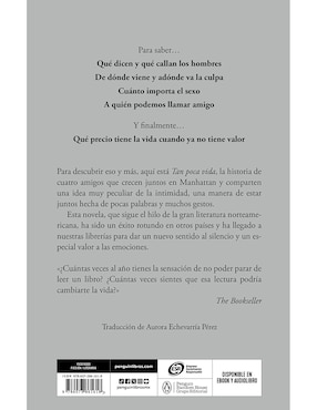 Libro Tan Poca Vida de Hanya Yanagihara