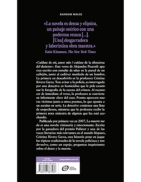 Libro La Muerte Me Da de Cristina Rivera Garza