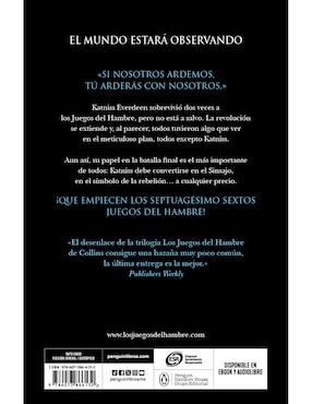 Libro Los Juegos Del Hambre 3 - Sinsajo de Suzanne Collins