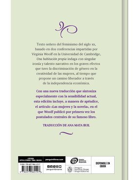 Libro Una Habitacion Propia de Virginia Woolf