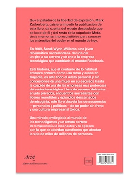 Libro Los Irresponsables de Sarah Wynn-Williams