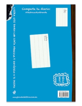 Libro Destroza Este Diario. A Lo Grande - Azul Flúor de Keri Smith