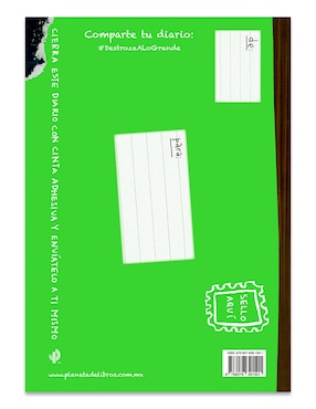 Libro Destroza Este Diario. A Lo Grande - Verde Flúor de Keri Smith