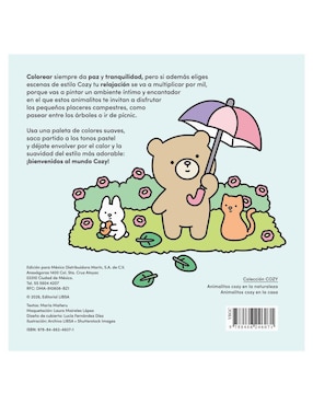 Libro Animalitos Cozy en La Naturaleza de María Mañeru