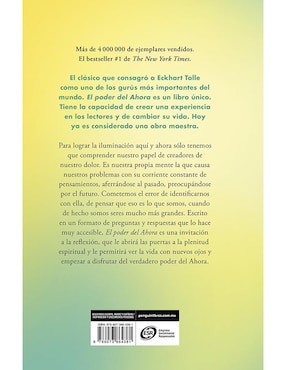 Libro El poder del ahora de Eckhart Tolle