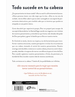 Libro Controla tu Mente de Jennie Allen