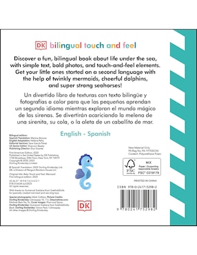 Libro Toca y aprende. Sirenita de Dorling Kindersley
