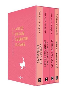 Imagen de producto Set 4 libros Antes de que se enfríe el café + La felicidad cabe en una taza de café + El primer café del día + Hasta el próximo café