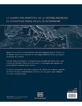 Libro Segunda Guerra Mundial Mapa a Mapa de Dorling Kindersley