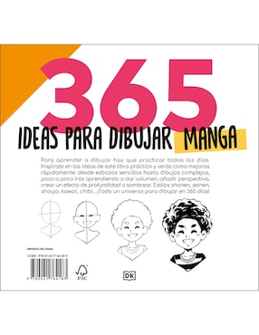 Libro 365 ideas para dibujar manga de Mister Mango