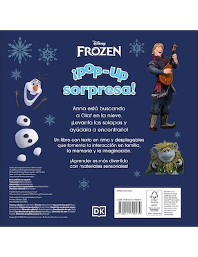 Libro Frozen ¡pop - up sorpresa! de Dorling Kindersley