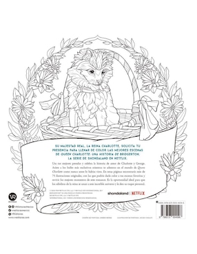 Libro Queen Charlotte: Una Historia De Bridgerton. El Libro Oficial Para Colorear de Vr Editoras