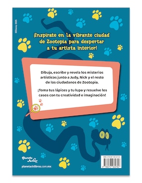 Libro Zootopia 2 Libro De Arte Y Huellas Misteriosas de Disney