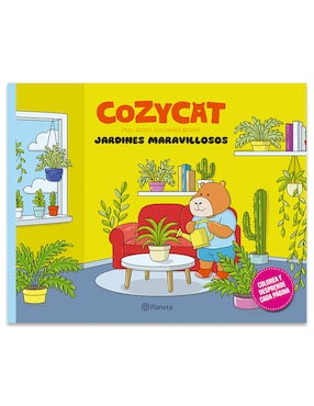 Libro Cozy Cat 5 Jardines Maravillosos de Estudio Pe Sac