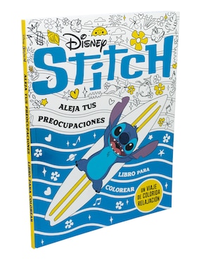 Libro para colorear Disney Stitch Aleja tus preocupaciones de Novelty