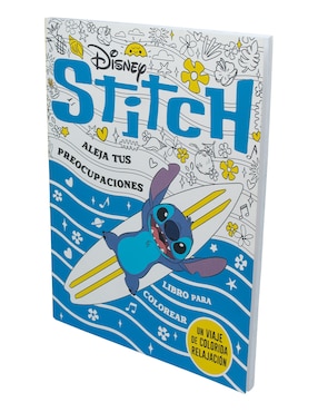 Libro para colorear Disney Stitch Aleja tus preocupaciones de Novelty