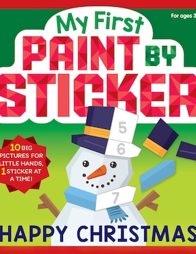 Imagen de producto Libro My First Paint By Sticker: Happy Christmas de Workman Publishing