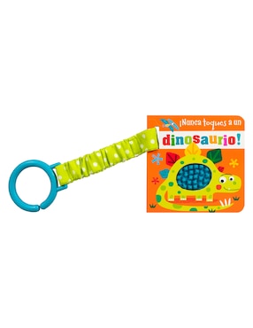 ¡Libro Para Carriola Nunca Toques A Un Dinosaurio! de Silver Dolphin